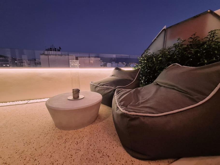 アテネHeated Plunge Pool & Firepit Acropolis Penthouseアパートメント エクステリア 写真