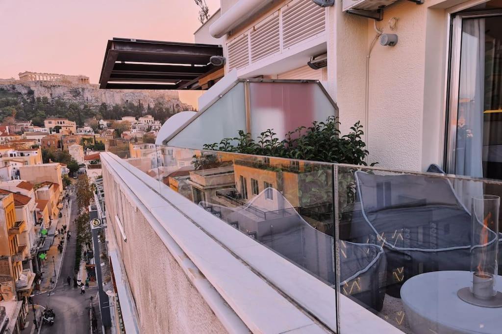 アテネHeated Plunge Pool & Firepit Acropolis Penthouseアパートメント エクステリア 写真