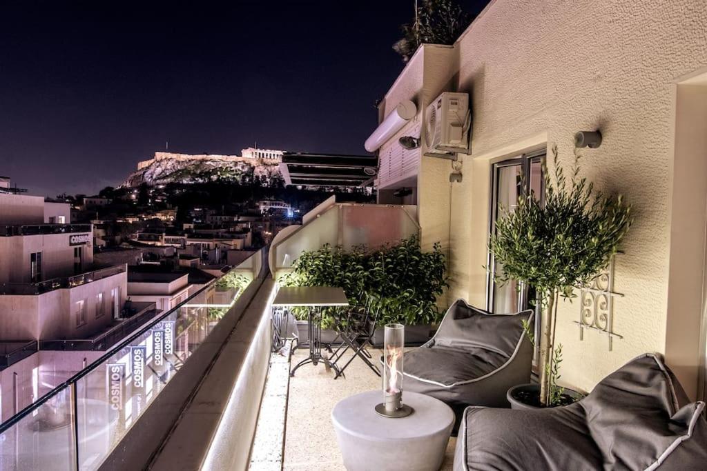 アテネHeated Plunge Pool & Firepit Acropolis Penthouseアパートメント エクステリア 写真